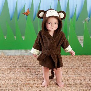 Terrycloth Monkey Robe (0-9M)